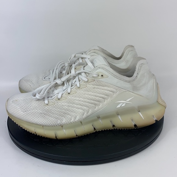 Reebok Zig Kinetica White Athletic Running Shoes EH2814 Women's Size 8 - Picture 8 of 12